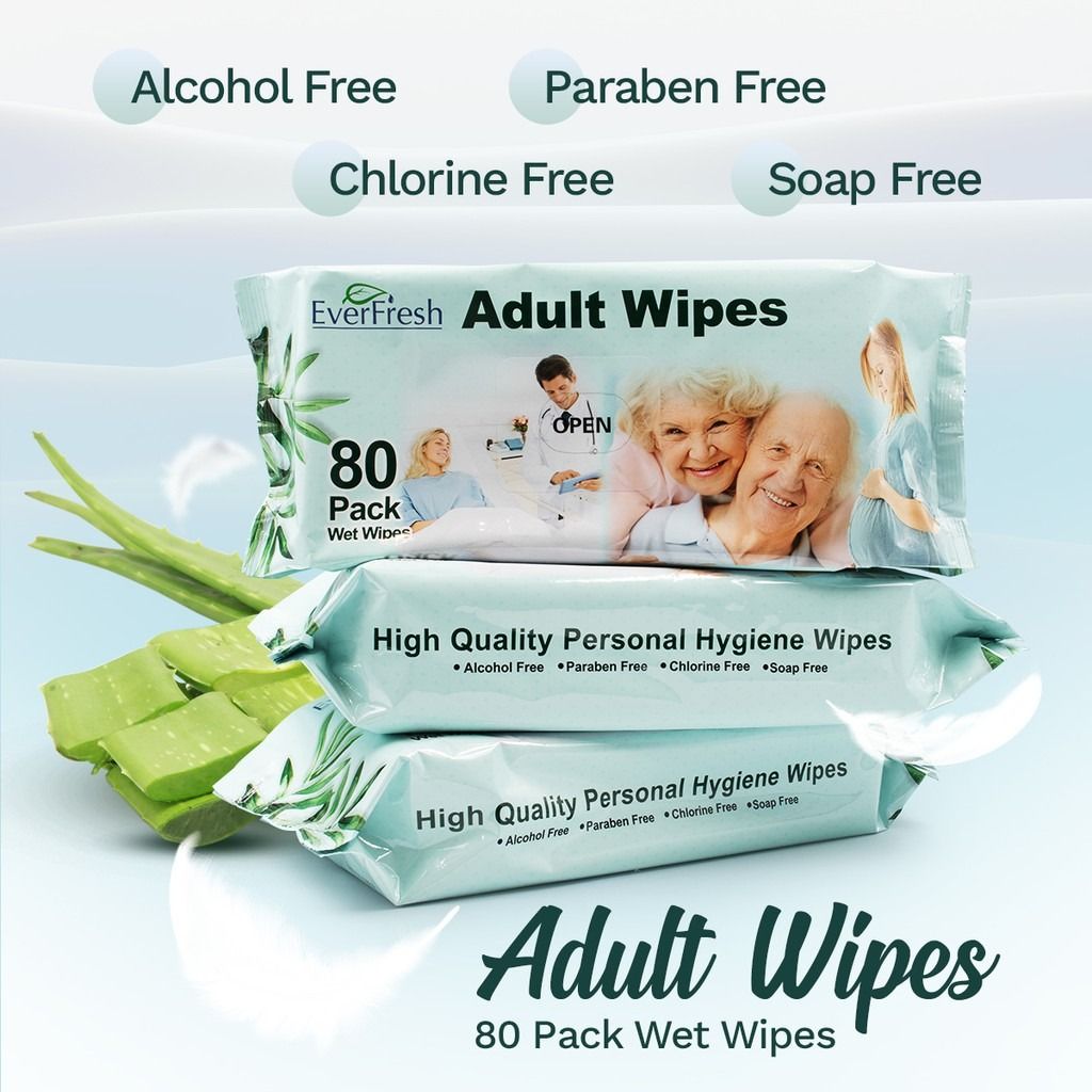 Large baby wipes for adults sale