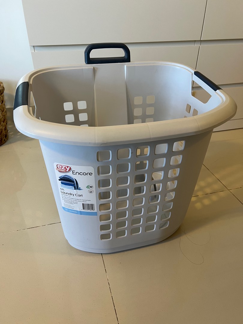 Ezy Storage 66L Encore Laundry Cart, Furniture & Home Living, Home