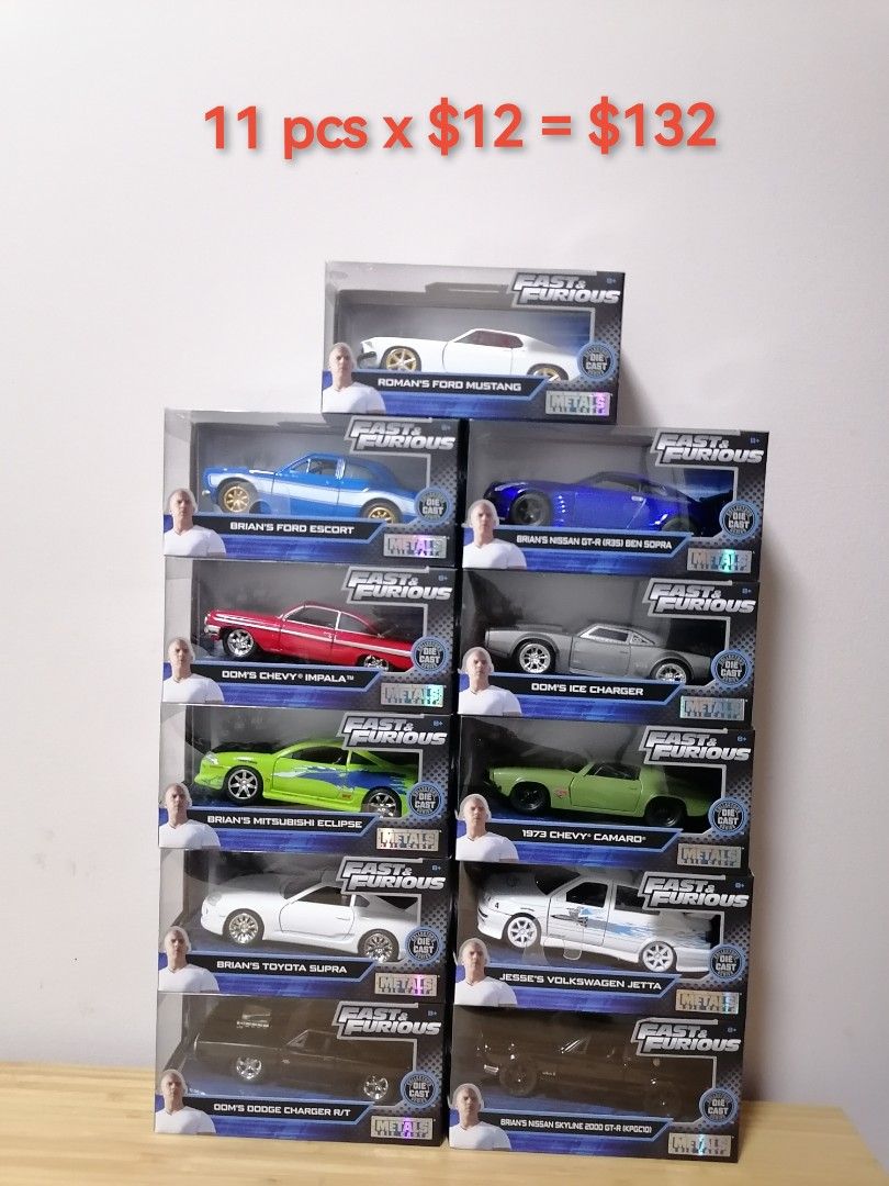 Fast and Furious Diecast car, Hobbies & Toys, Toys & Games on Carousell