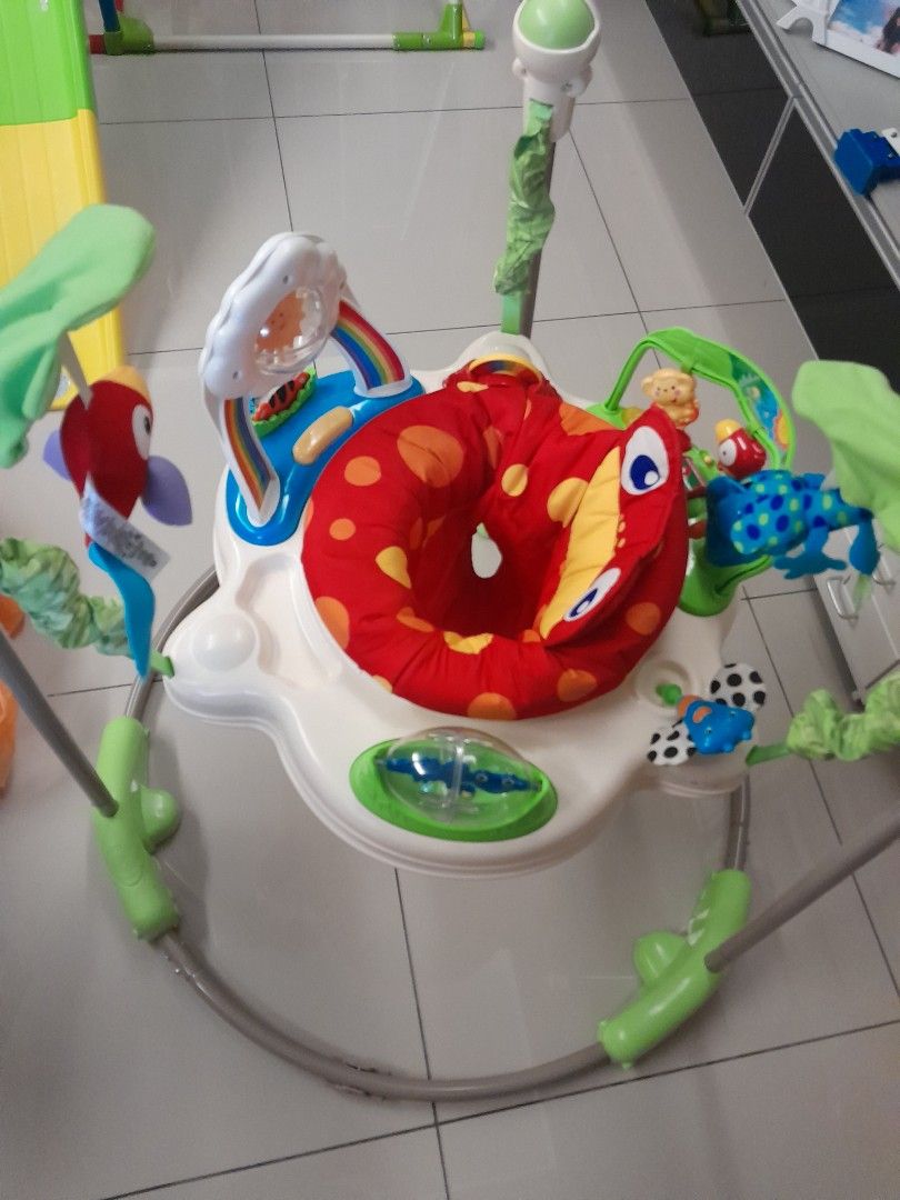 Fisher-Price Baby Bouncer Rainforest Jumperoo Activity Center