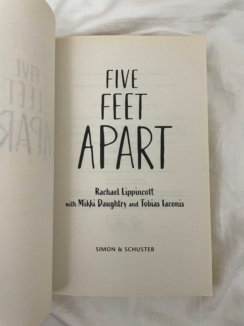 Five Feet Apart by Rachael Lippincott