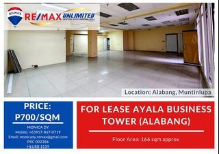 For Lease: Ayala Business Tower (Alabang)