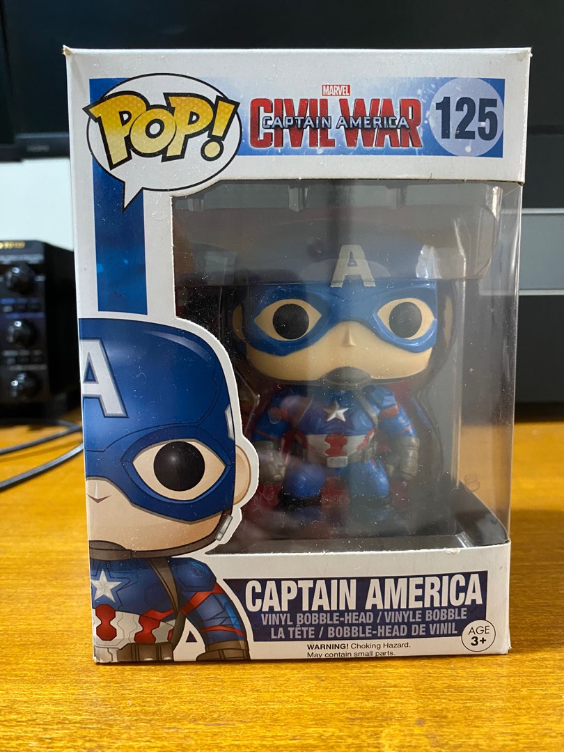 Funko Pop Marvel 125 - Captain America (Captain America: Civil