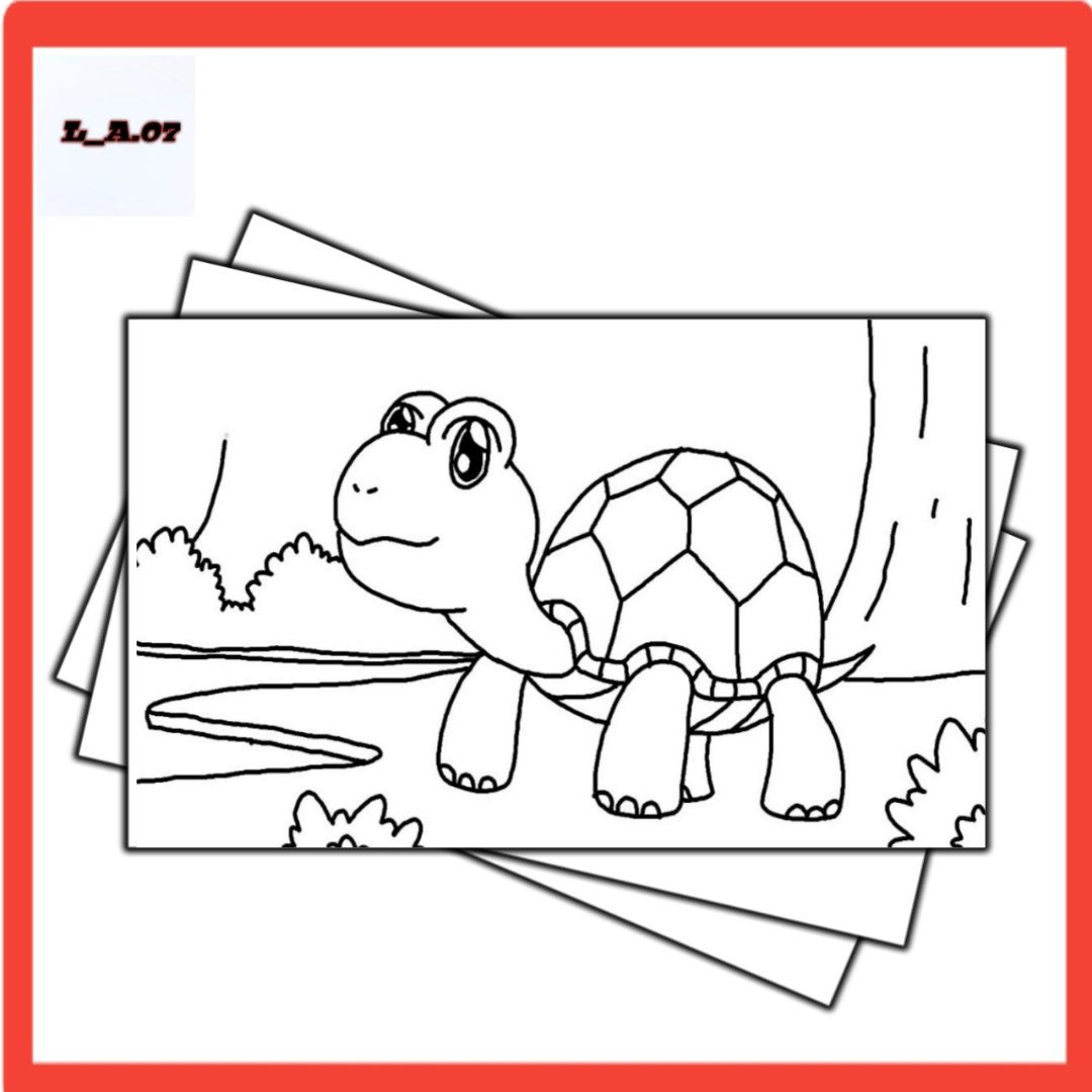 Gambar sketsa mewarnai / hewan /sketsa lukis / belajar menggambar