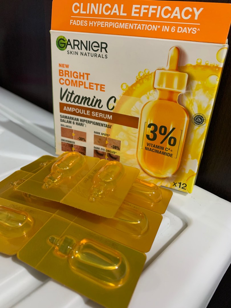 Garnier Bright Complete Vitamin C Ampoule Serum Multipack 1.5ml X 8