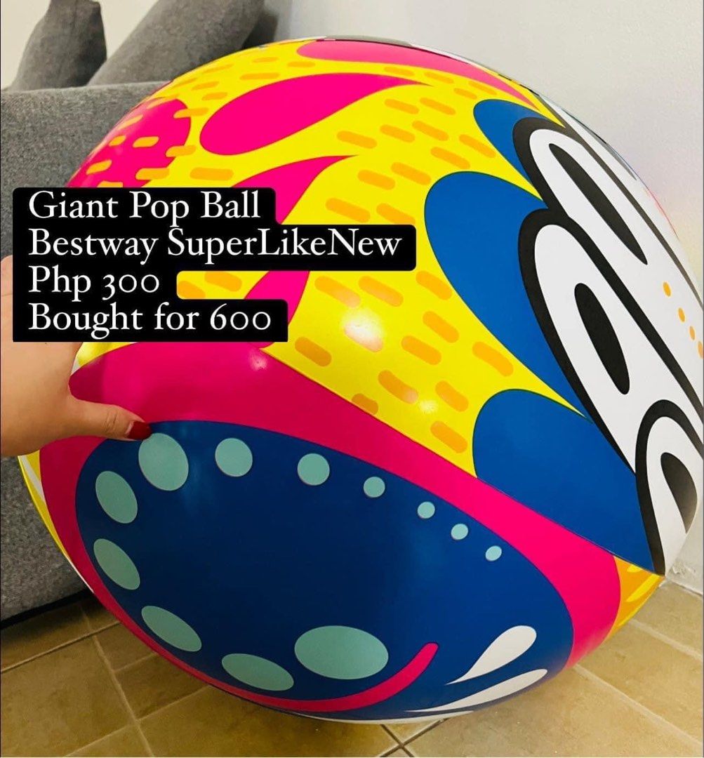 Giant Beach Ball Authentic Bestway on Carousell