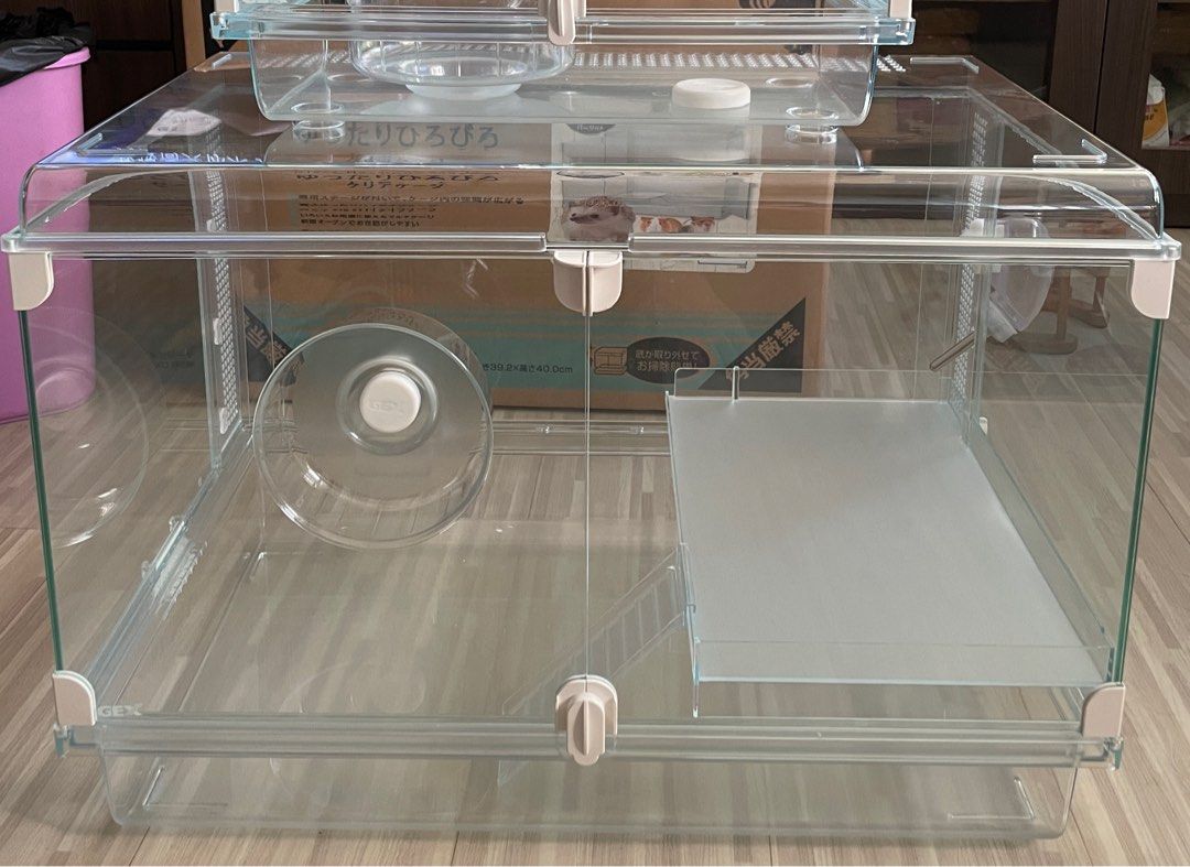 Glass Hamster Cage (Gex Harmony 600 High), Pet Supplies, Homes & Other