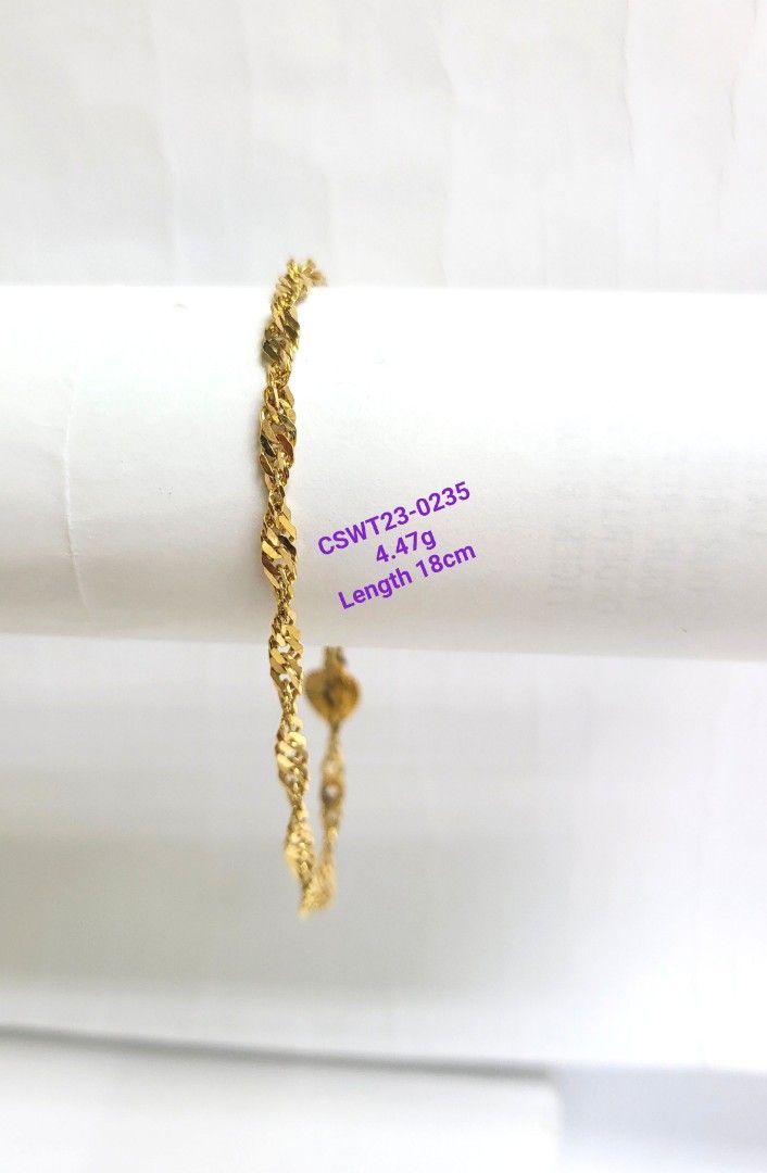 Gold bracelet models for girls on sale