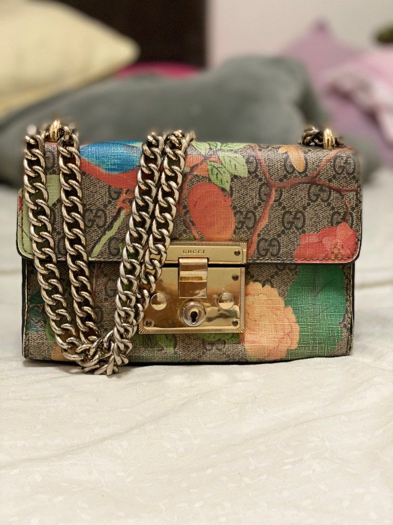 GUCCI GG supreme tian Floral Luxury Bags Wallets on Carousell