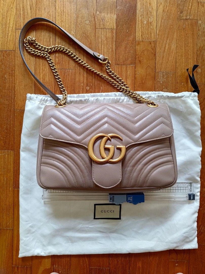 Gucci Marmont Matelasse Shoulder Bag not small mini