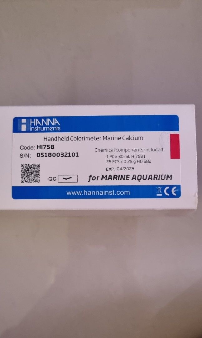 HANNA Instrument Handheld colorimeter MARINE calcium (ppm), Pet