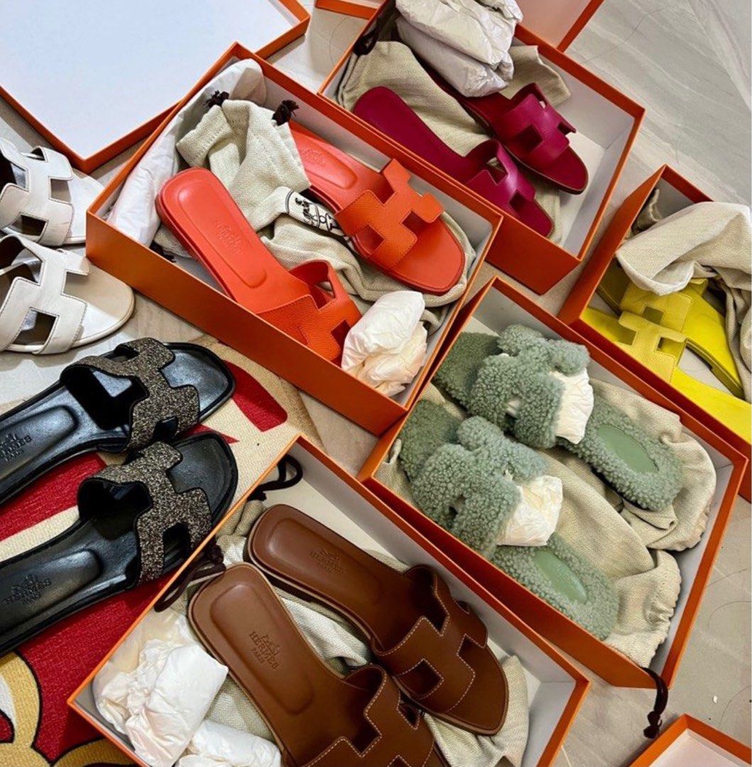 Hermes Oran Sandals Luxury Sneakers Footwear on Carousell