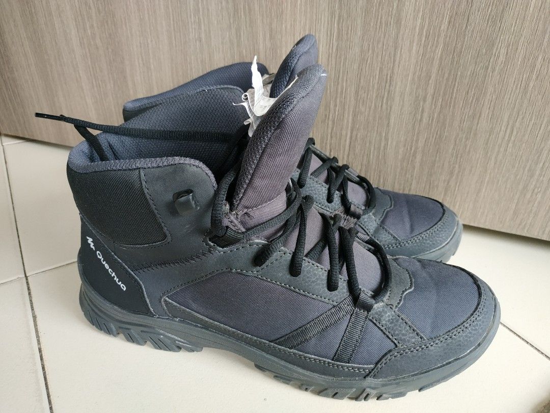 Hiking shoes / boots Quechua NH100 Mid Decathlon, Men's Fashion