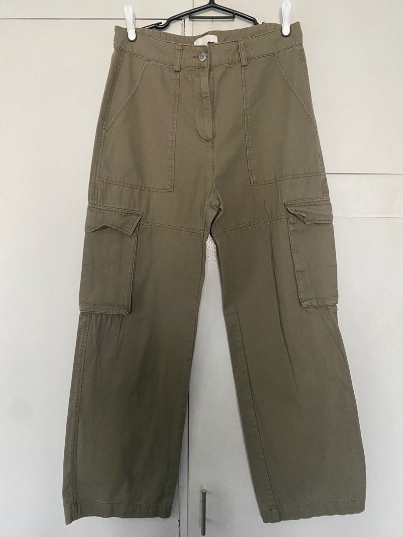 H&M Cargo pants, Women's Fashion, Bottoms, Other Bottoms on Carousell