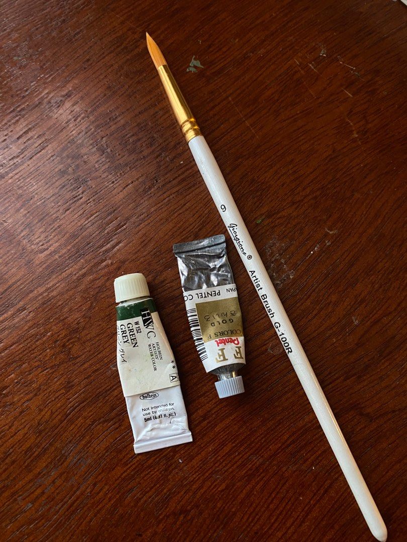 Holbein watercolor 18 color set (Half empty) on Carousell