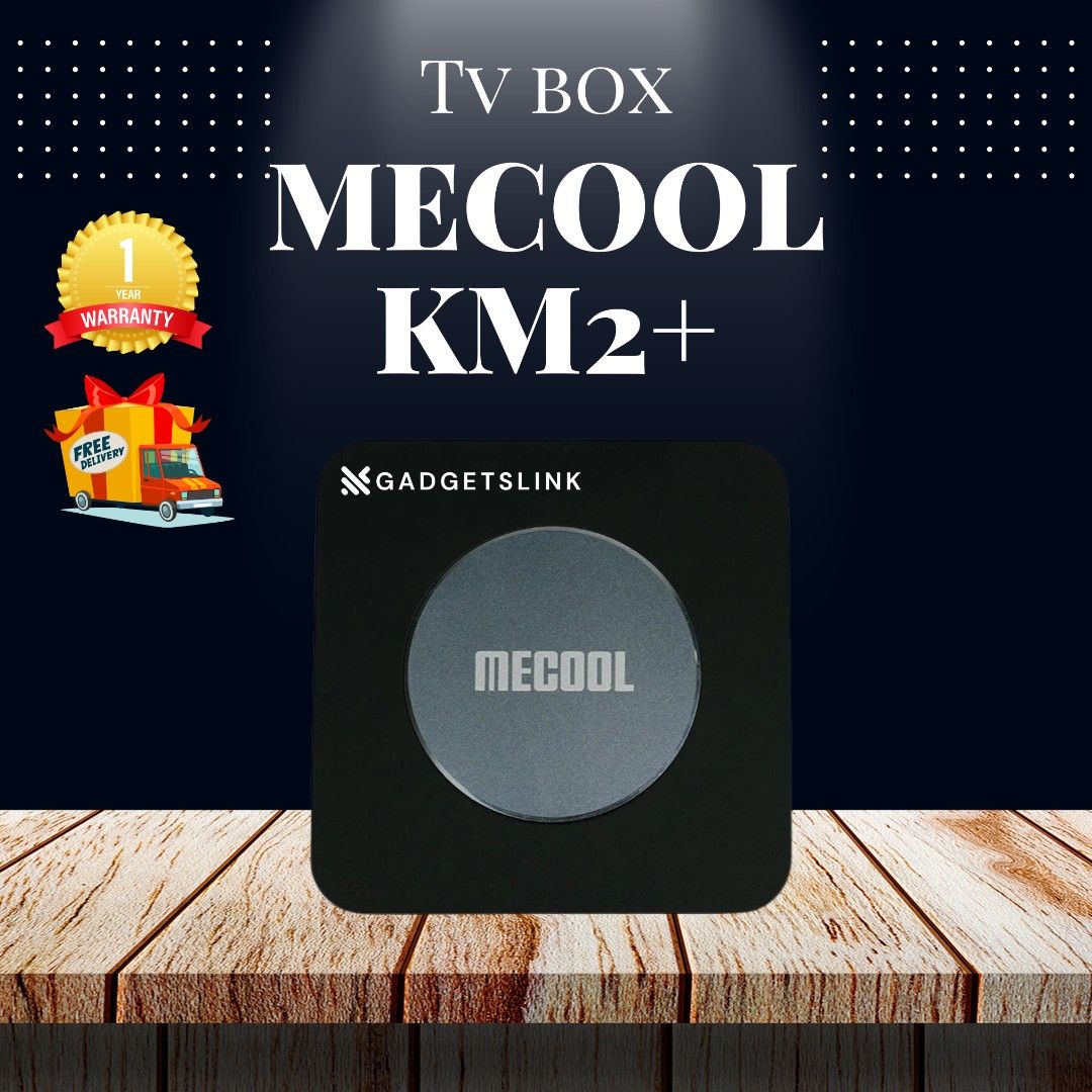 MECOOL KM2 PLUS Deluxe TV Box - UK Plug