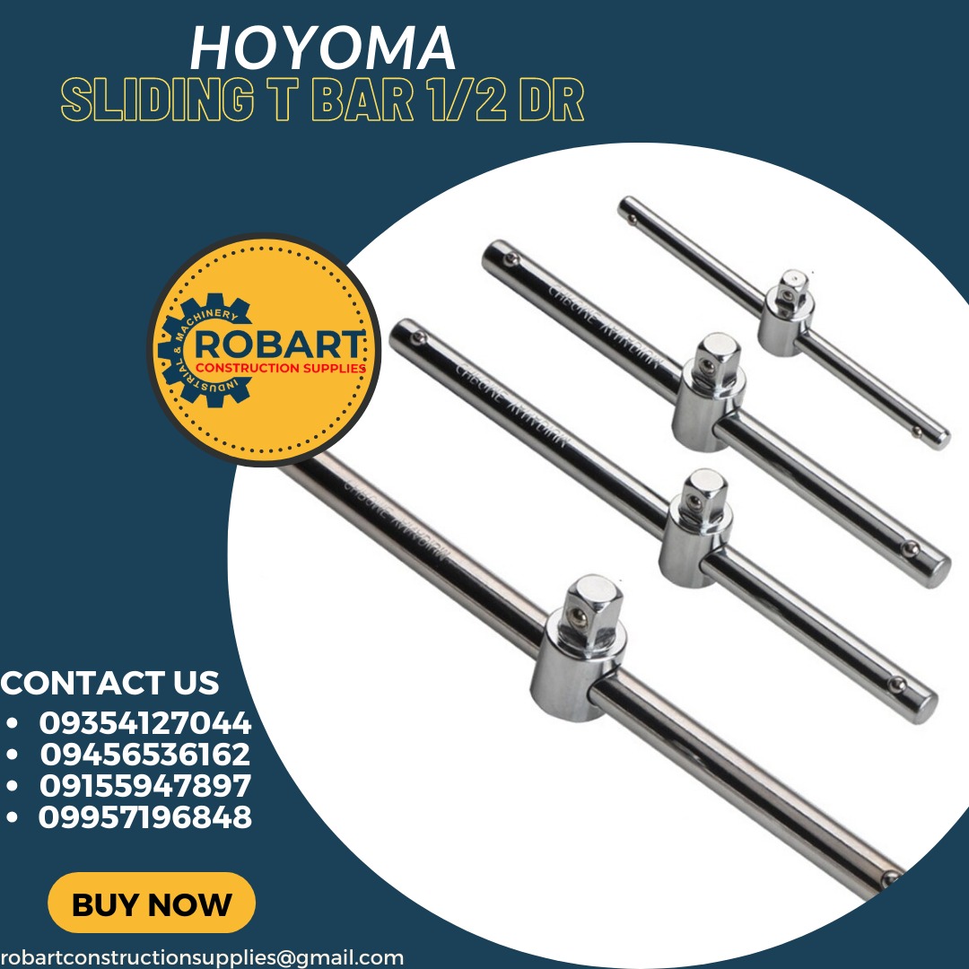 HOYOMA SLIDING TBAR 1/2DR., Commercial & Industrial, Construction