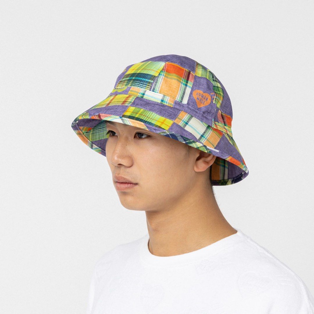 HUMAN MADE PATCHWORK PRINTED BUCKET HAT