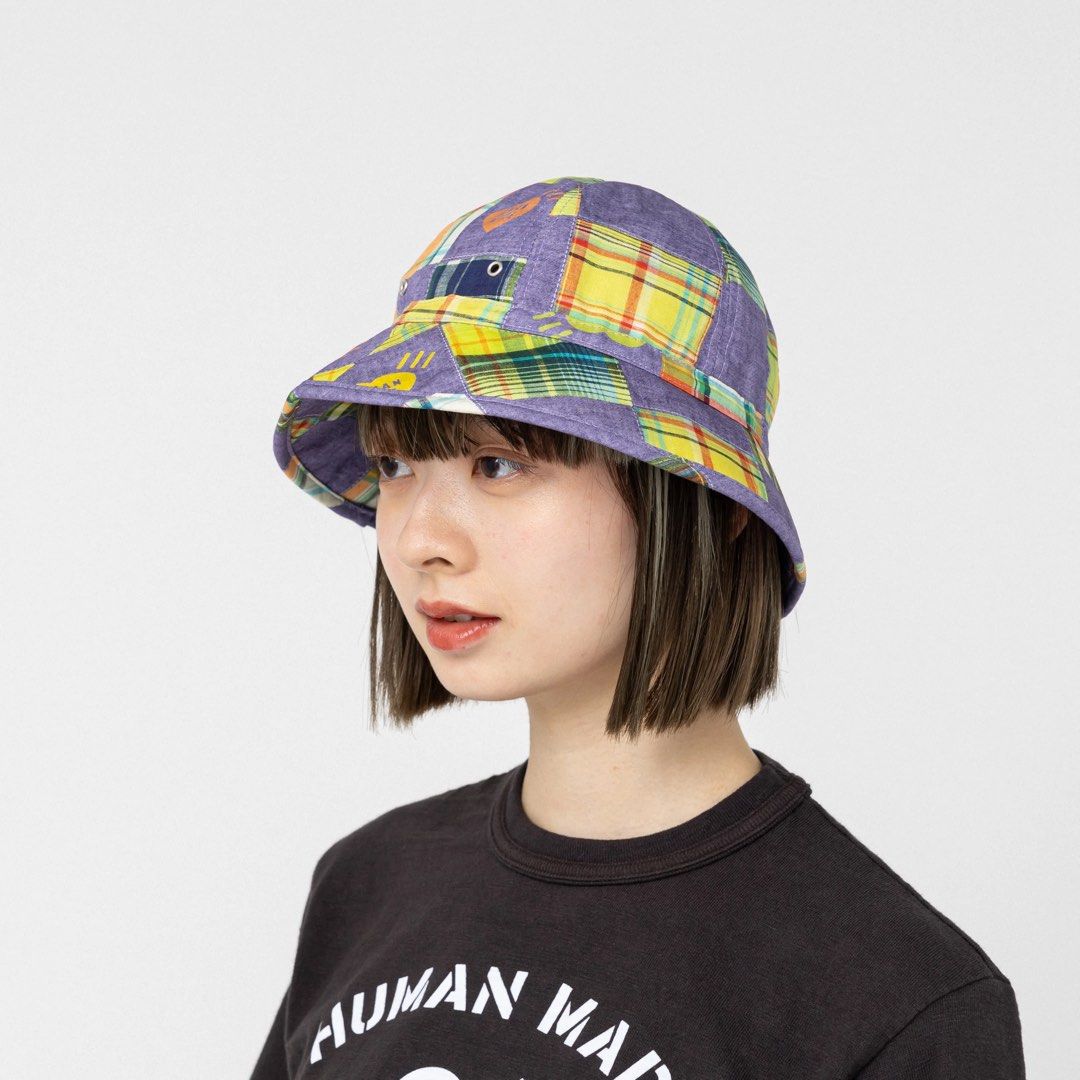 HUMAN MADE PATCHWORK PRINTED BUCKET HAT