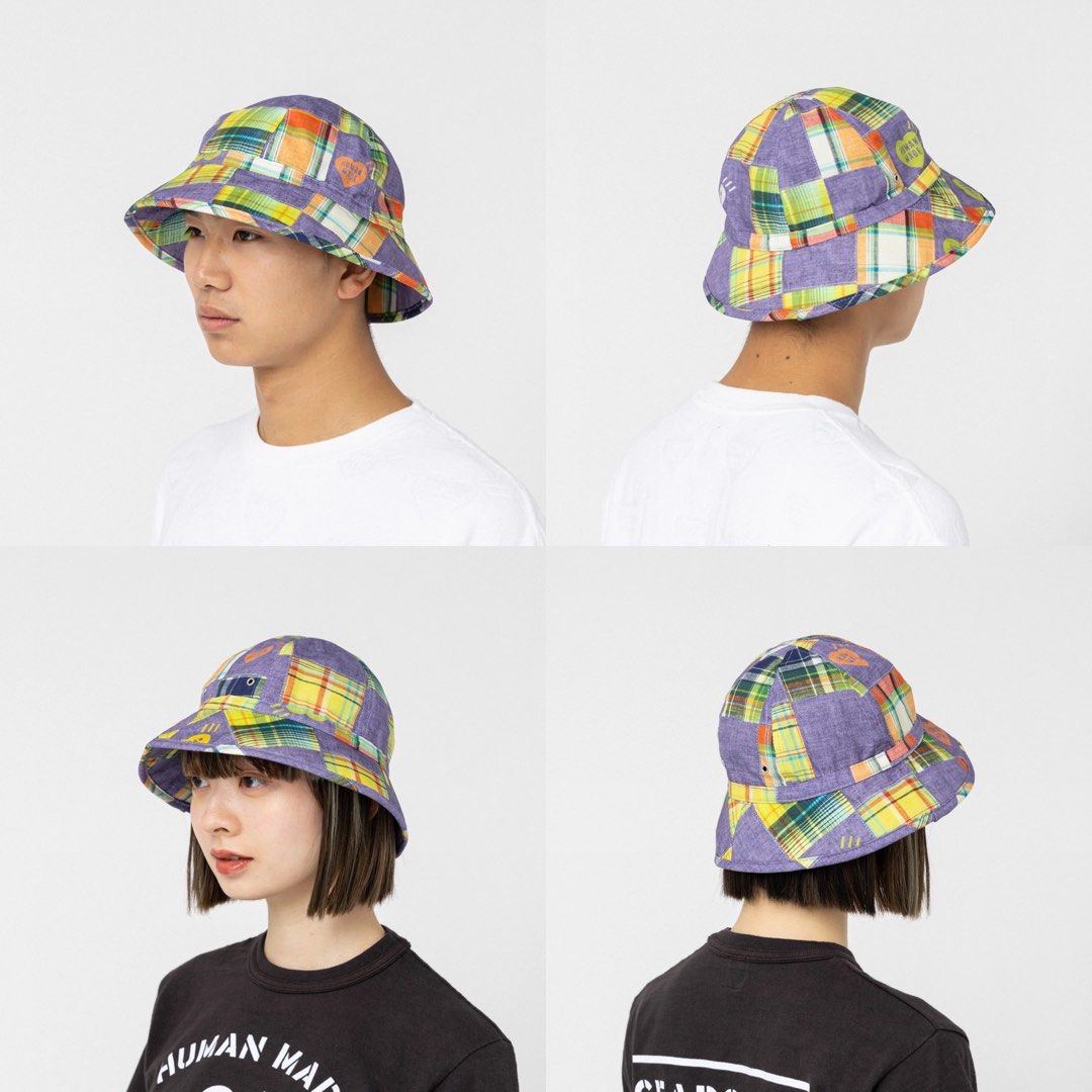 HUMAN MADE PATCHWORK PRINTED BUCKET HAT