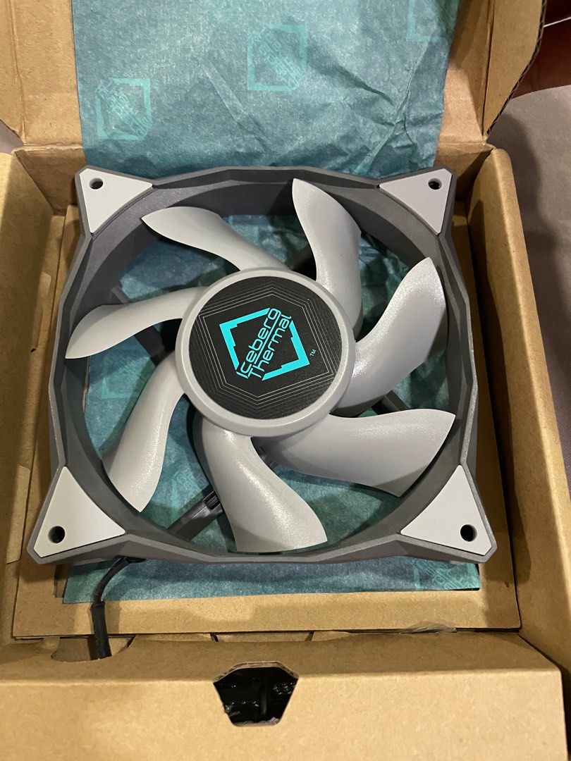ICEBERG THERMAL IceGALE Xtra 120mm PWM Case Fan - Gray, Computers ...