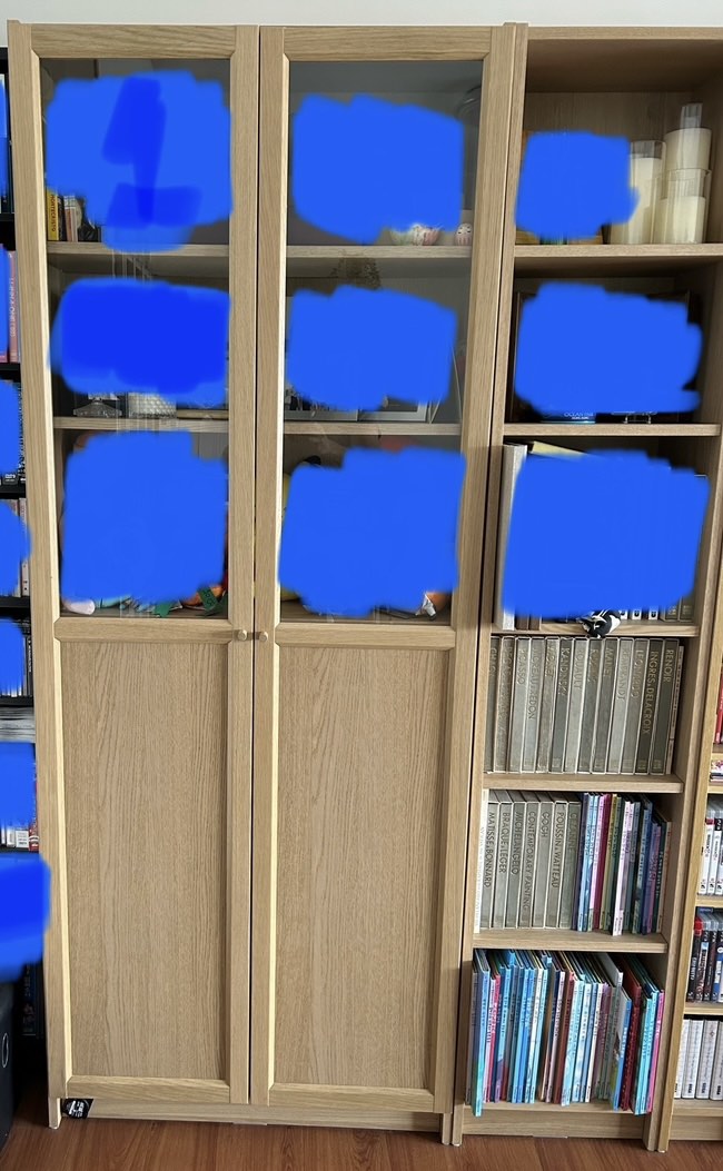 Ikea Billy / Oxberg and Bookcase Oak Veneer, 傢俬＆家居, 傢俬, 書櫃、櫃子