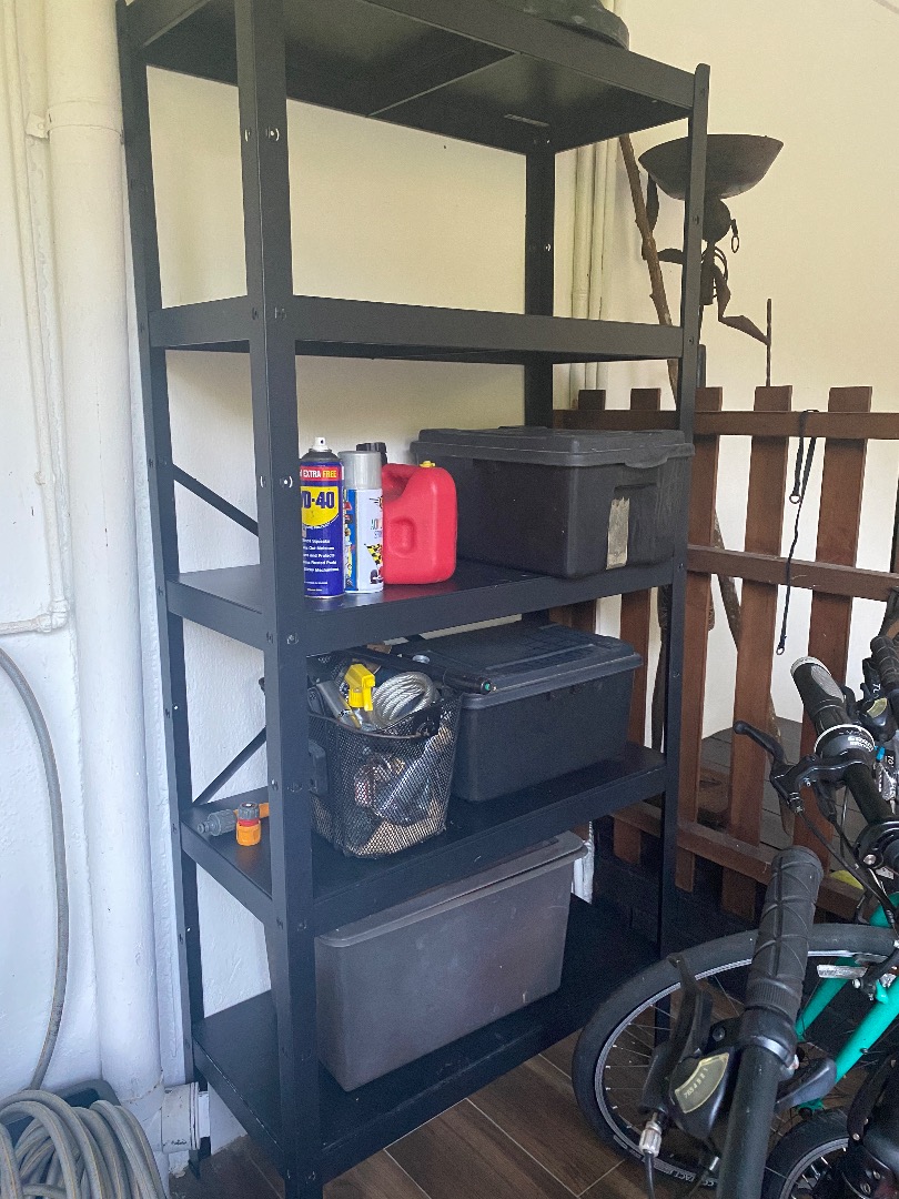Ikea Bror heavy duty shelves, Furniture & Home Living, Outdoor