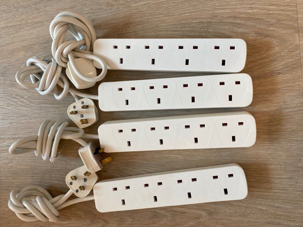 IKEA extension cord, 家庭電器, 轉插器及插頭 Carousell