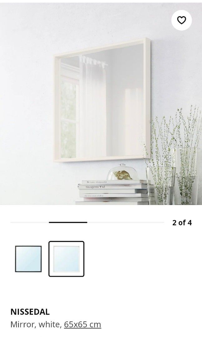 Ikea mirror, Furniture & Home Living, Furniture, Other Home Furniture