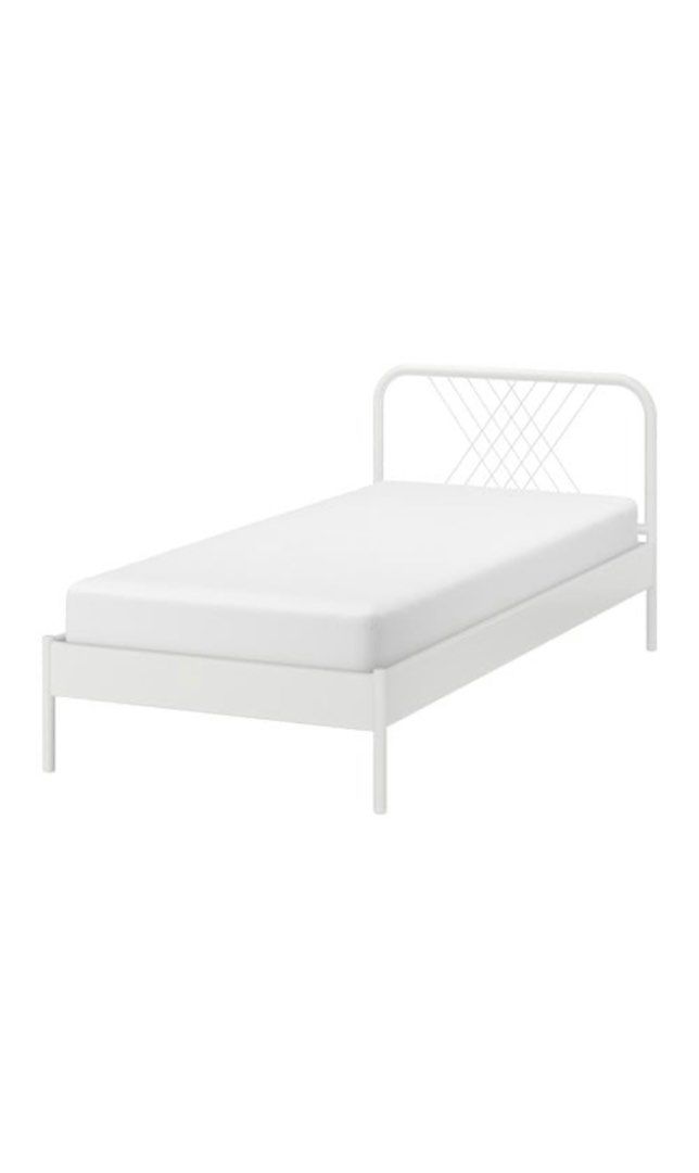 IKEA Single Bedframe & Pull Out Bed (NESTTUN & VITVAL), Furniture & Home Living, Furniture, Bed