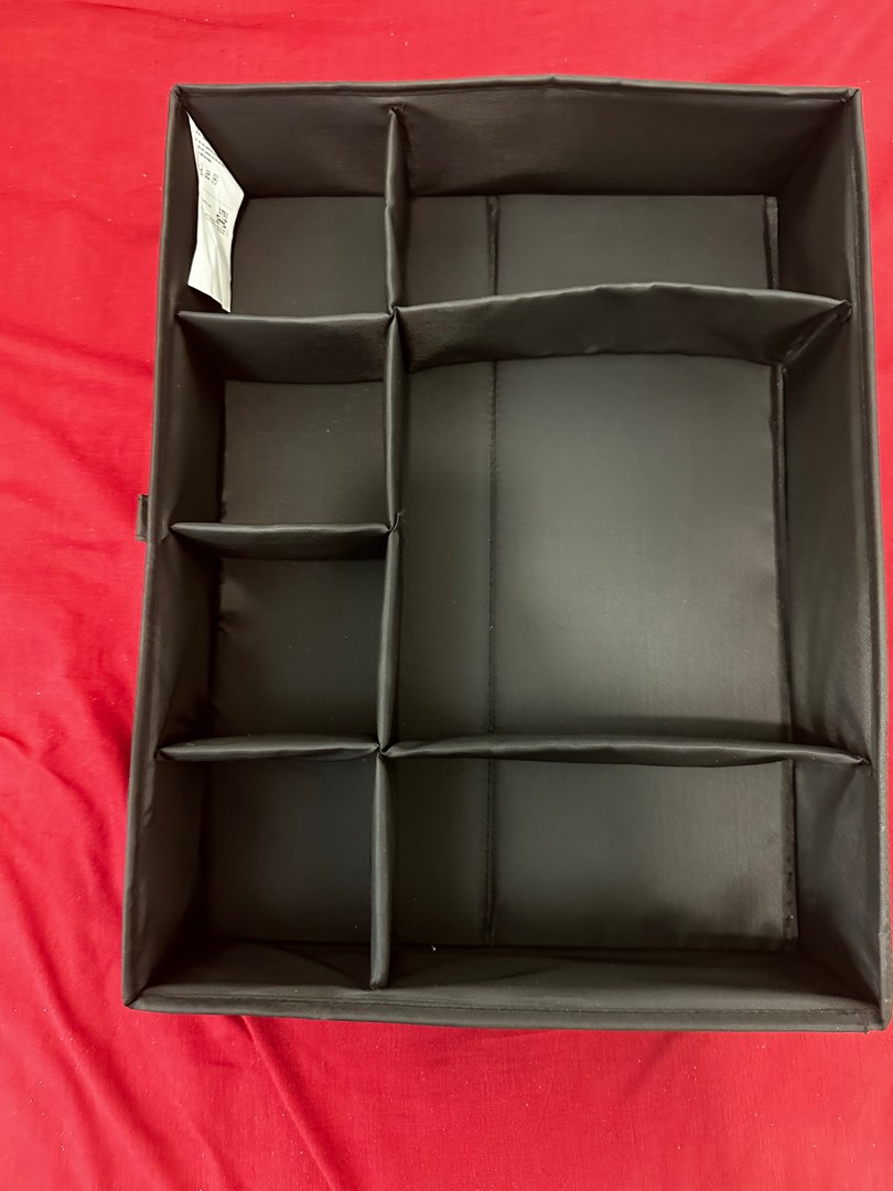 Ikea storage box with compartments, 傢俬＆家居, 其他, 收納箱及袋 Carousell