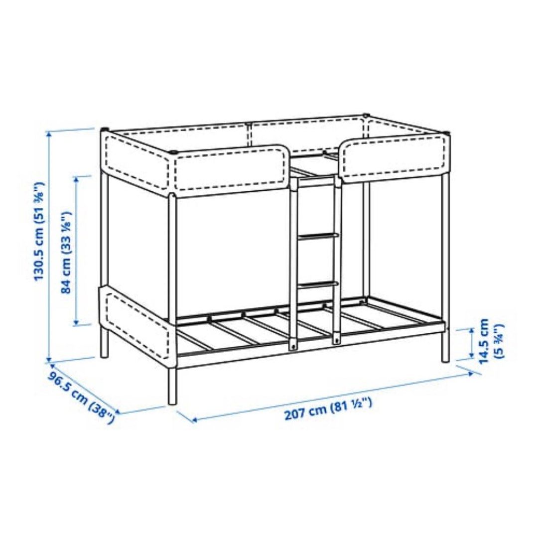 IKEA TUFFING bunk Bedframe Furniture Home Living Furniture