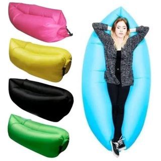 Inflatable Outdoor Sleeping Sofa Banana Sleeping Bag Portable Air Bed 
RS 250