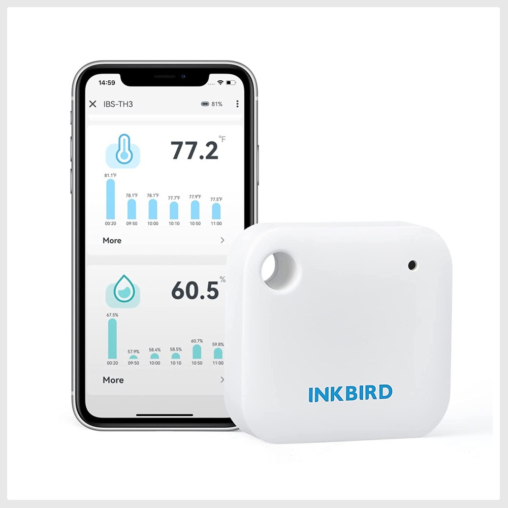 INKBIRD WiFi Thermometer Hygrometer Monitor, Smart Temperature Humidity