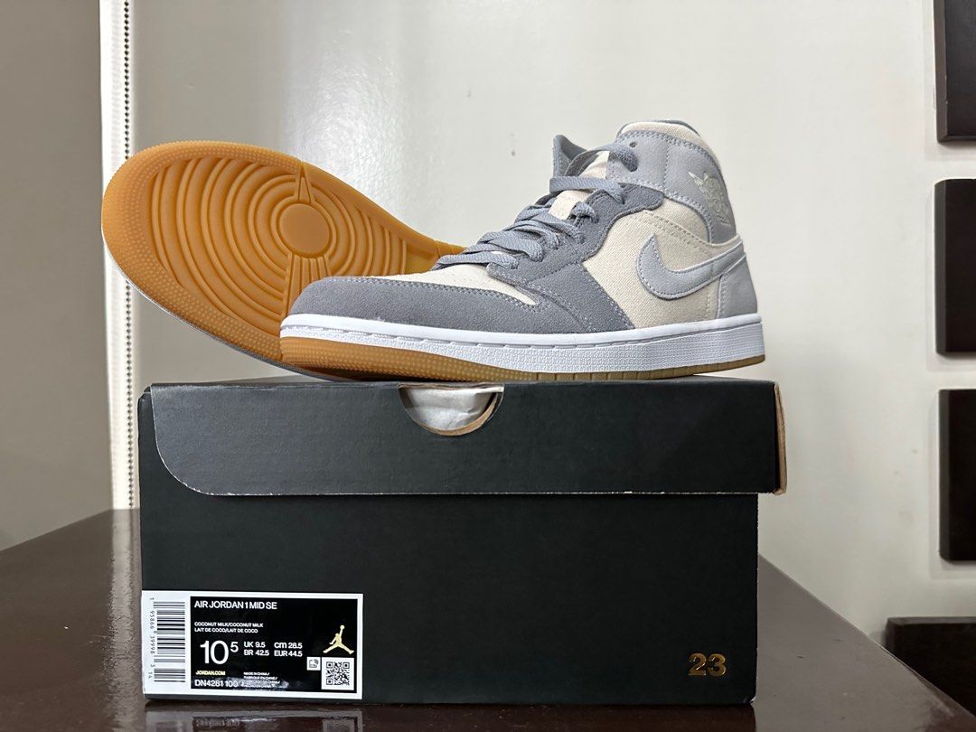 Jordan 1 coconut milk, Men's Fashion, Footwear, Sneakers on Carousell