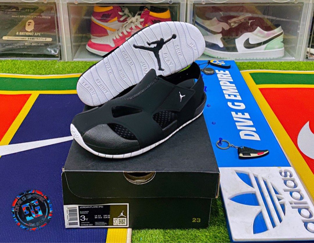 JORDAN FLARE SANDAL, Babies & Kids, Babies & Kids Fashion on Carousell