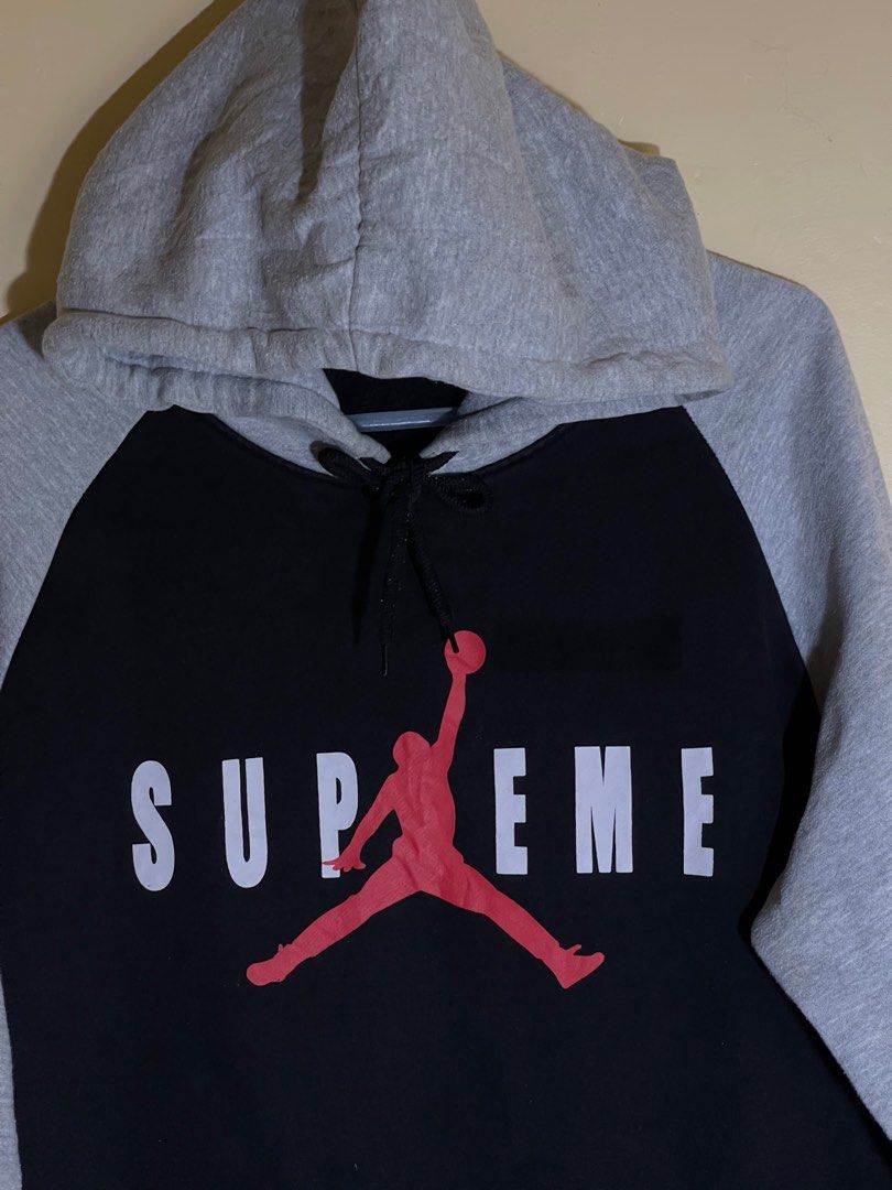 Jordan x Supreme Hoodie Men s Fashion Tops Sets Hoodies on