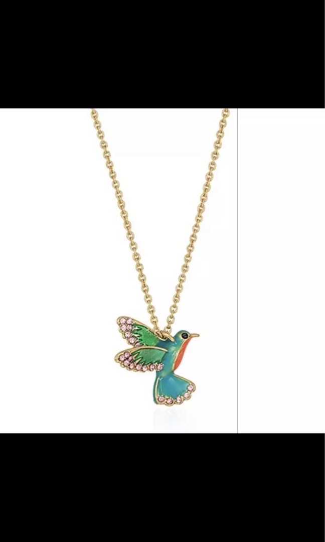 Kate spade online hummingbird necklace