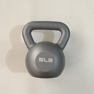 Kettlebell gray, weights workout equipment