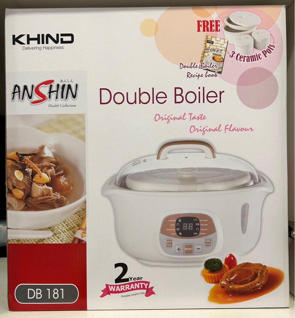 Khind Double Boiler, TV & Home Appliances, Kitchen Appliances, Other
