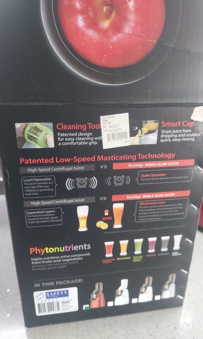 Kuvings Slow Juicer (Made in Korea ) NS 621, TV & Home Appliances