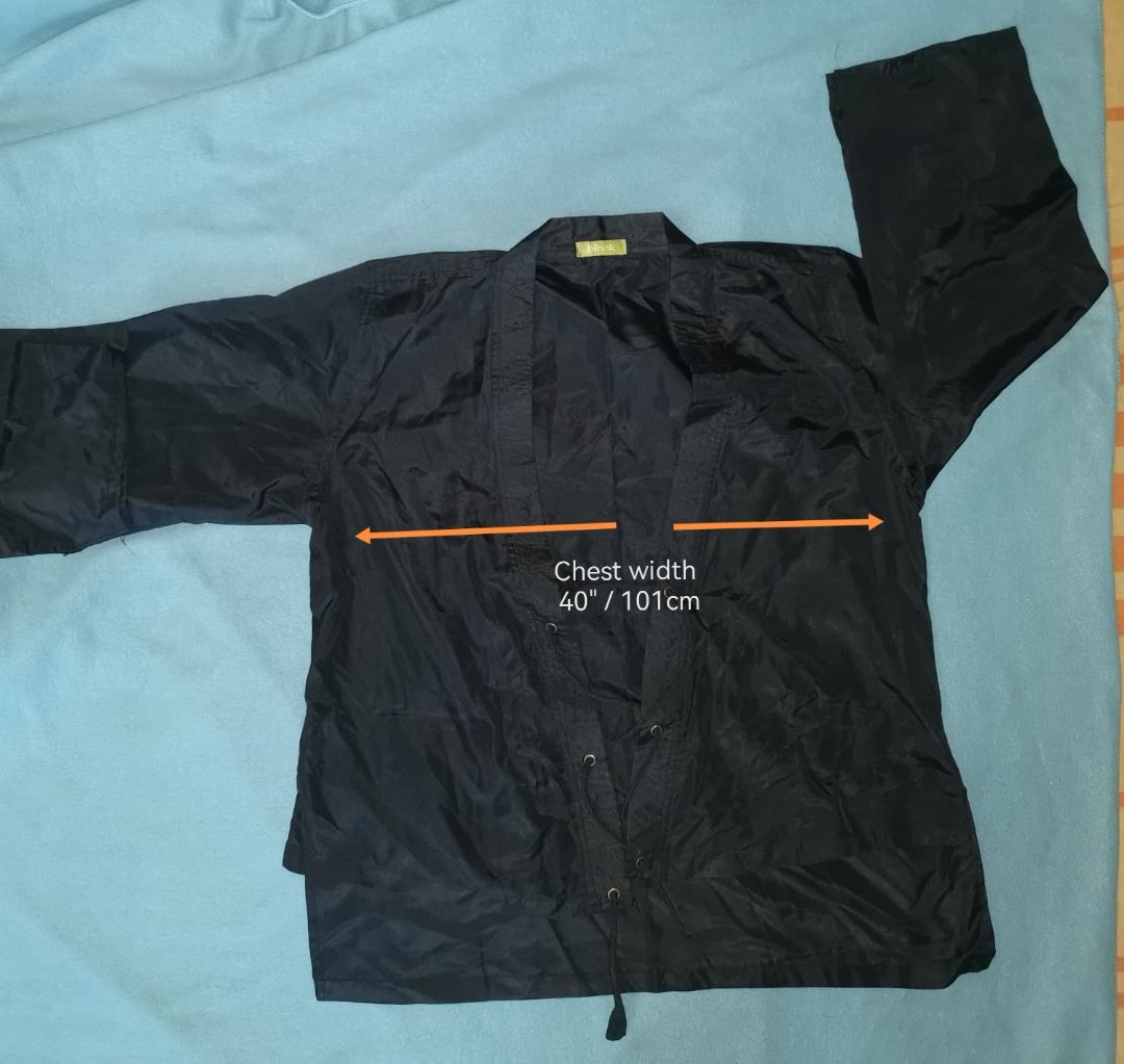 Laced-up outerwear (Category: Coats, Jackets and Outerwear) located in Petaling Jaya. Submitted by lancer888 (Listing ID 1237726774, Image 2). Description: Same design, free size. Office /casual wear Not worn before. Black, blue, green RM4 each or take all 3 for RM10 .