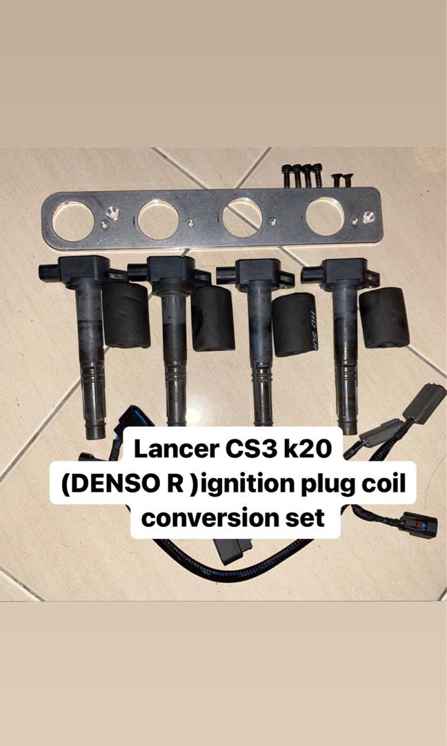 Lancer GLX CS3 k20 (DENSO R) coil plug conversion set PNP, Car ...