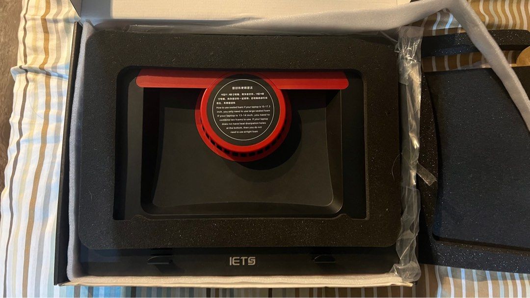 Laptop Cooler IETS GT500 V2-5000RPM + HUB + RGB, Computers & Tech ...