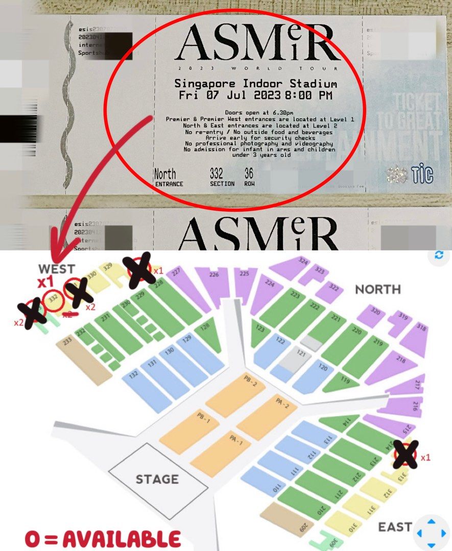 ASMeiR 2023 World Tour Amei Concert Singapore, Tickets & Vouchers