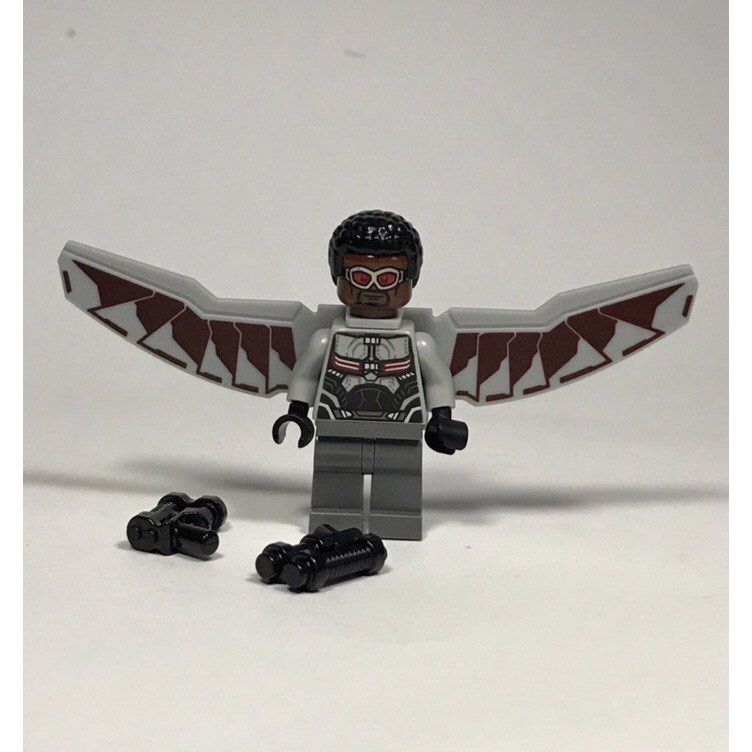 Lego marvel shop falcon minifigure