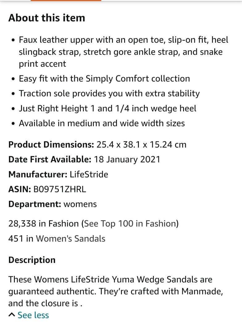 Lifestride size chart new arrivals