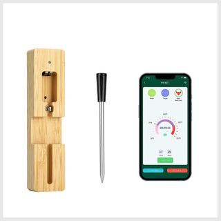  New MEATER+165ft Long Range Smart Wireless Meat Thermometer for  The Oven Grill Kitchen BBQ Smoker Rotisserie with Bluetooth and WiFi  Digital Connectivity Bundled with HogoR Black Glove : Patio, Lawn 