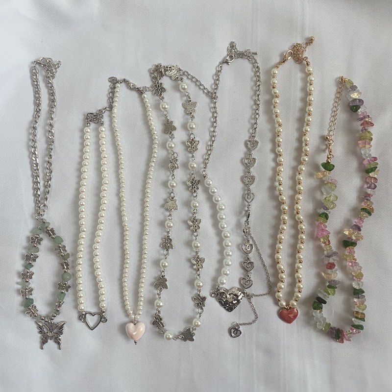 Jual lana del rey themed coquette beads bookmark ‎♡₊˚ ・₊✧, penanda buku