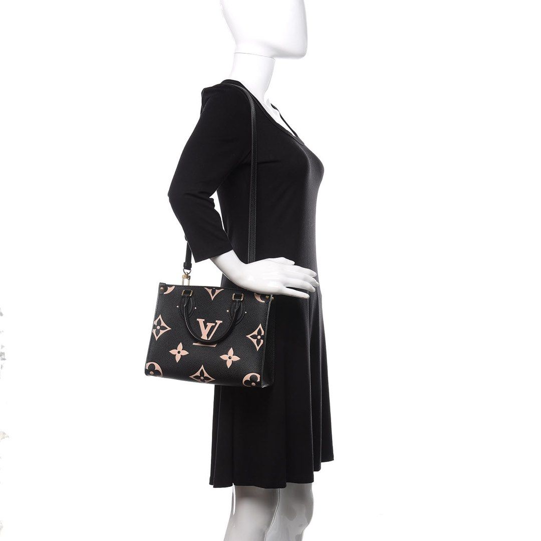 Louis Vuitton Black Empreinte Onthego PM Leather ref.933204 - Joli
